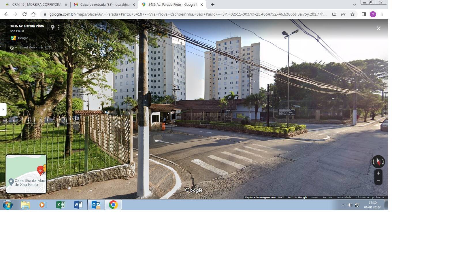 ACESSO PRINCIPAL PARADA PINTO